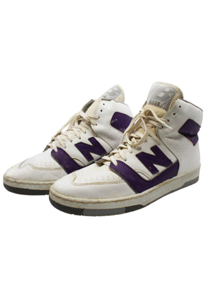 Circa 1984 James Worthy Los Angeles Lakers Game-Used Shoes