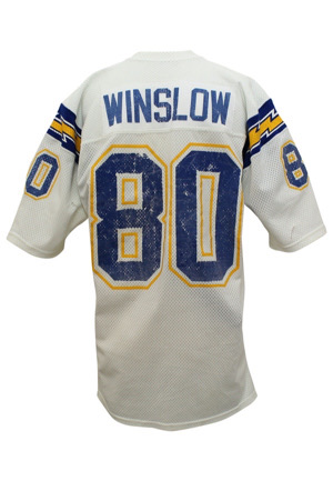 1980s Kellen Winslow Sr. San Diego Chargers Game-Used Jersey