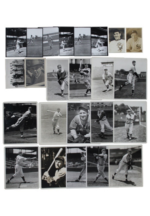 Grouping Of Chicago Baseball Original Vintage B&W Photos & Negatives Including Many From George Burke (24)