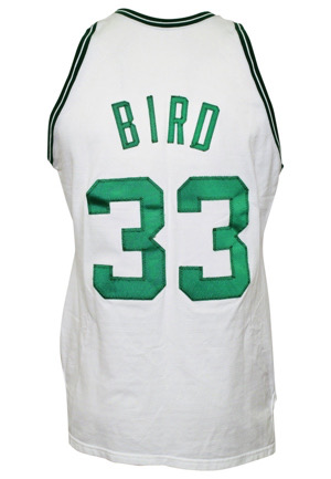 1983-84 Larry Bird Boston Celtics Game-Used Home Knit Jersey (Championship Season • Season & Finals MVP • Team Employee LOA)