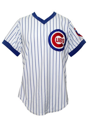 1982 Keith Moreland Chicago Cubs Game-Used Home Jersey