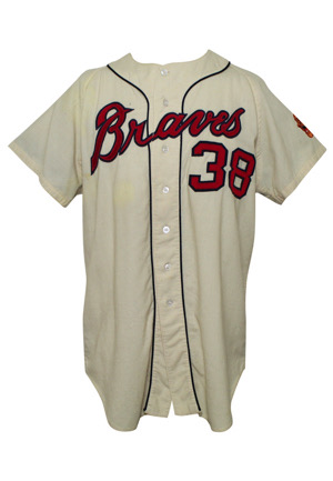 1960s Milwaukee Braves Game-Used Home Flannel Jersey #38