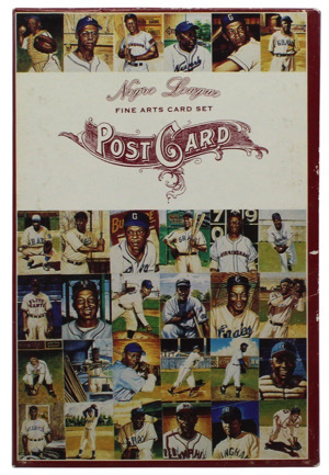 Negro Leagues Fine Arts Post Card Set W/ 26 Autographs (30)
