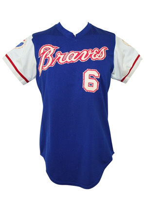 1974 Davey Johnson Atlanta Braves Game-Used Home Jersey