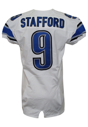 2015 Matthew Stafford Detroit Lions Game-Issued Jersey