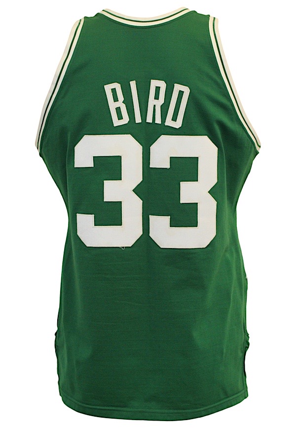 Lot Detail - 1985-86 Larry Bird Boston Celtics Game-Used Jersey (Graded ...