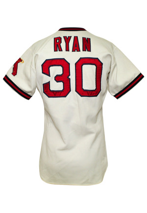 1973 Nolan Ryan California Angels Game-Used Home Jersey (Outstanding Wear)