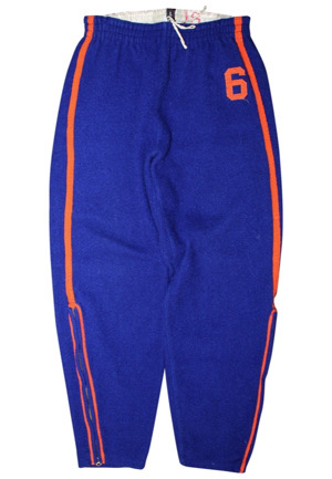 Mid 1960s Tom Gola New York Knicks Player-Worn Warm-Up Pants (Family LOA)