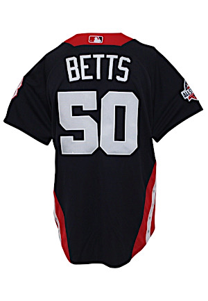 2018 Mookie Betts Boston Red Sox Player-Worn All-Star Game Batting Practice Jersey (MLB Authenticated • Championship Season)