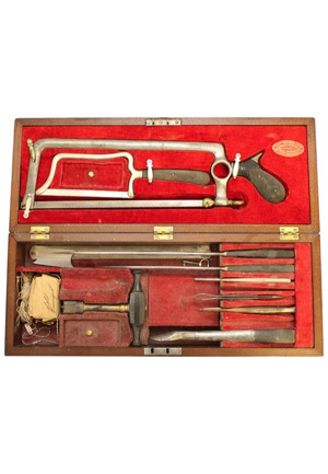 Civil War Era Wocher & Son Surgical Field Kit
