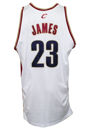 2004-05 LeBron James Cleveland Cavaliers Game-Issued Jersey