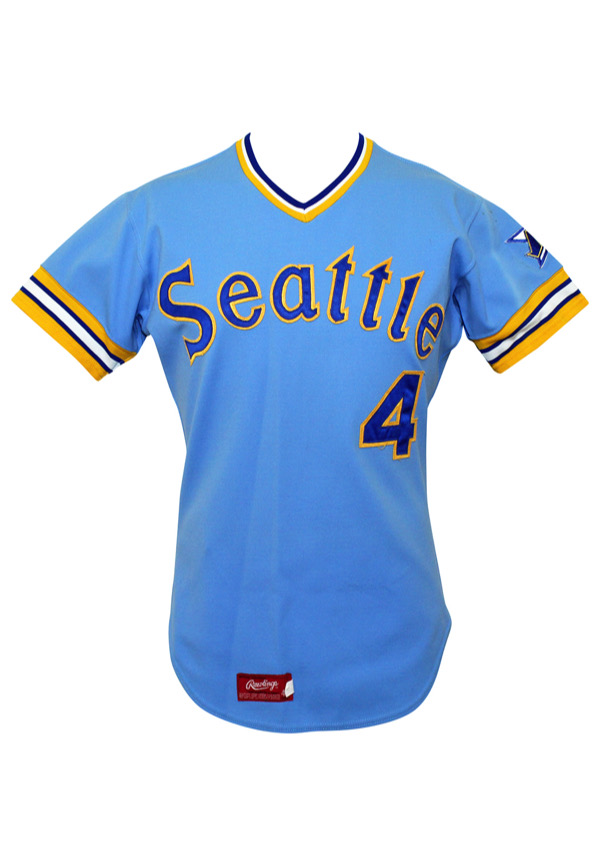 Lot Detail - 1980 Jim Anderson Seattle Mariners Game-Used Road Jersey