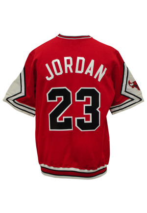 1987-88 Michael Jordan Chicago Bulls Player-Worn Shooting Shirt (MVP Season)