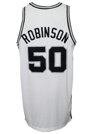 2001-02 David Robinson San Antonio Spurs Game-Used Jersey
