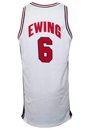 1992 Patrick Ewing United States Olympics "Dream Team" Game Jersey (Gold Medal Team)