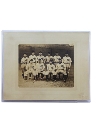 Circa 1929 Chicago Cubs Team Type 1 Original 11x14 Photograph By George Burke (PSA/DNA)