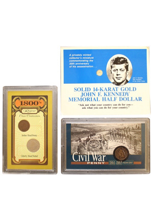 Grouping Of Vintage American Collectible Coins (4)