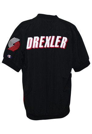 1991-92 Clyde Drexler Portland Trail Blazers Player-Worn Warm-Up Jacket