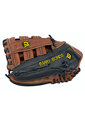 2000 Barry Bonds San Francisco Giants Game-Used & Autographed Glove (Bonds & PSA/DNA LOAs)