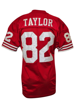 1992 John Taylor San Francisco 49ers Game-Used Home Jersey