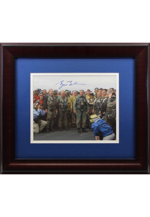 2003 George W. Bush Autographed Framed Picture Display (Full PSA/DNA)