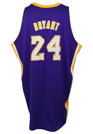 2010-11 Kobe Bryant Los Angeles Lakers Game-Used Road Jersey (D.C. Sports • All-Star Game MVP Season)