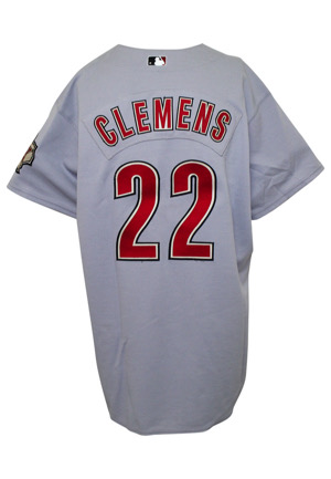 2005 Roger Clemens Houston Astros Game-Used Road Jersey (NL Champs Season)