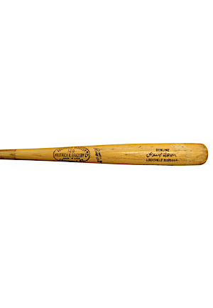 Circa 1974 Hank Aaron Atlanta Braves Game-Used & Autographed Bat (PSA/DNA GU 8.5)