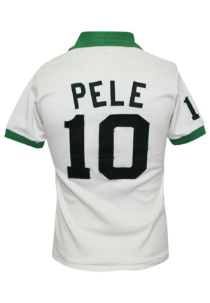 1977 Pele New York Cosmos Game-Used Jersey (Graded 10 • Sports Writer LOA)