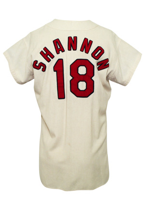 1967 Mike Shannon St. Louis Cardinals Game-Used Home Flannel Jersey (Graded 10 • Championship Season • Very Rare)