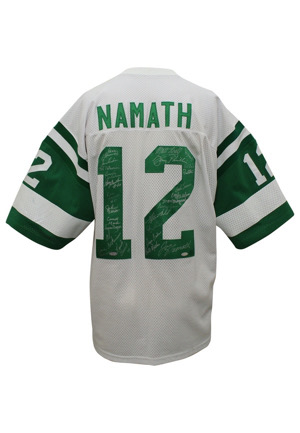 Joe Namath New York Jets Super Bowl III Team-Signed Jersey