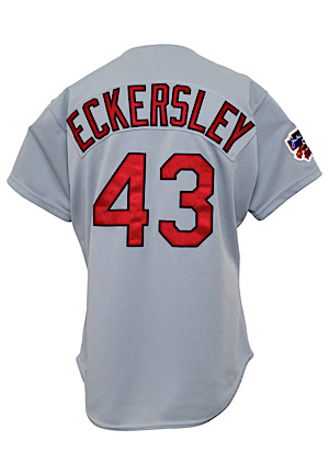 1997 Dennis Eckersley St. Louis Cardinals Game-Used Road Jersey