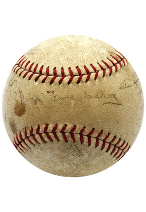 1938 St. Louis Cardinals Team-Signed OAL Baseball