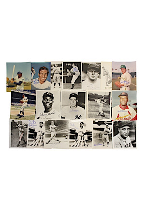 Large Grouping Of Hall Of Famers & Stars Autographed 8x10 Photos (60+)