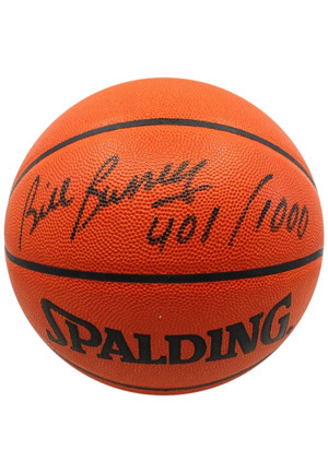 Bill Russell Single-Signed Spalding LE Basketball