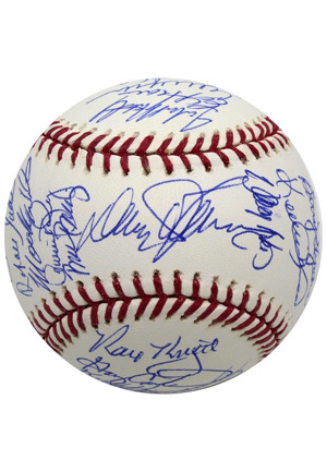 1986 New York Mets Team-Signed OML Baseball (Full JSA • Championship Season)