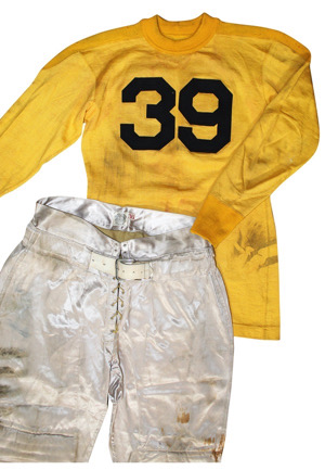1934 Bernie Masterson First Ever NFL All-Star Game-Used Uniform (2)(Masterson Family LOA • Only One Known)