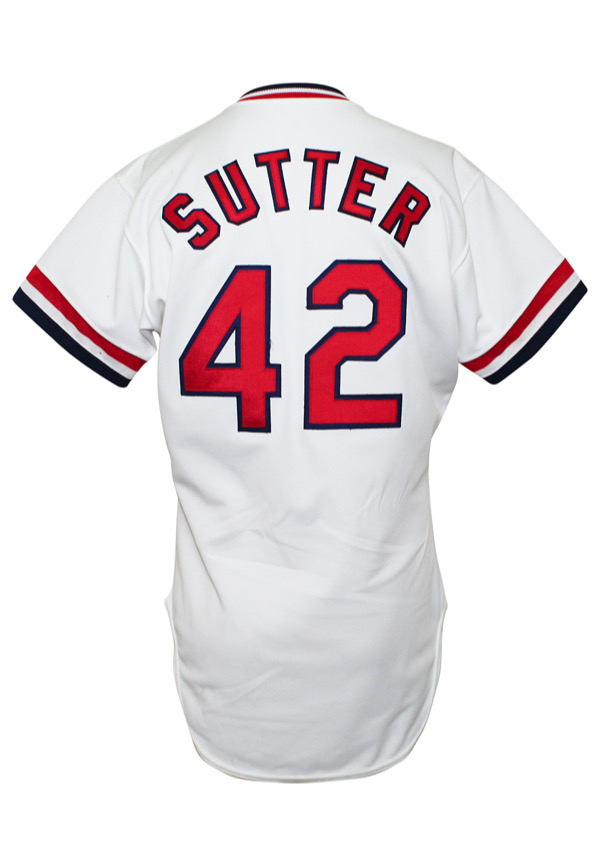 Bruce Sutter Engine St Louis Cardinals Adult Mystery Nickname Jersey XL SGA
