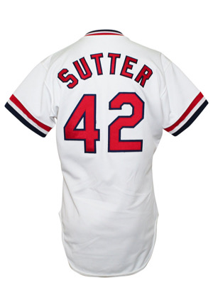 1984 Bruce Sutter St. Louis Cardinals Game-Used & Autographed Home Jersey