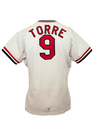 1973 Joe Torre St. Louis Cardinals Game-Used Home Jersey (Rare)