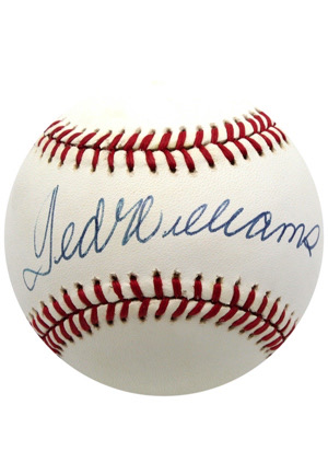 Ted Williams Boston Red Sox Single-Signed OAL Baseball