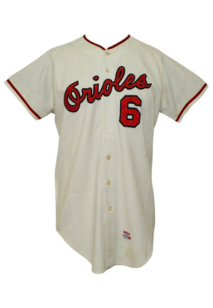 1969 Paul Blair Baltimore Orioles Game-Used Home Jersey