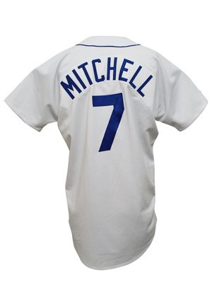 1992 Kevin Mitchell Seattle Mariners Game-Used Home Jersey