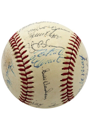 1972 Pittsburgh Pirates Team-Signed ONL Baseball With Clemente (Clementes Final Season • Full JSA)