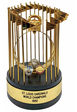 1982 St. Louis Cardinals World Series Trophy 