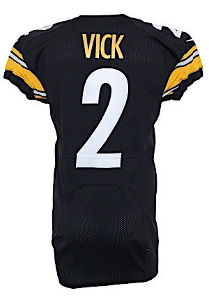 2015 Michael Vick Pittsburgh Steelers Game-Used Home Jersey (Steelers COA)