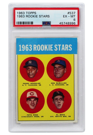 1963 Topps Rookie Stars #537 (PSA EX-MT 6)
