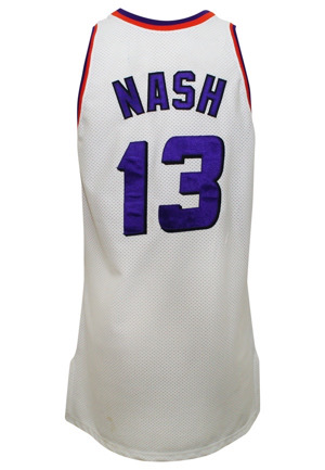 1996-97 Steve Nash Phoenix Suns Rookie Game-Used Jersey