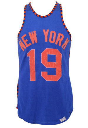 Circa 1955 Ray Felix New York Knicks Game-Used Durene Jersey (Rare Style)