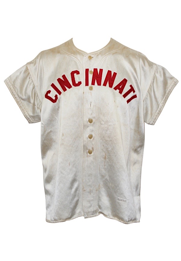 Lot Detail - 1948 Ted Kluszewski Cincinnati Reds Game-Used Satin Jersey  (Exceedingly Rare)